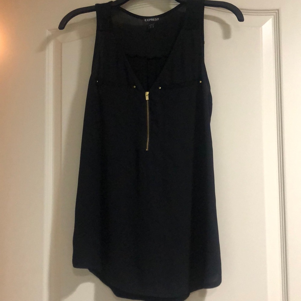 Express black work tank